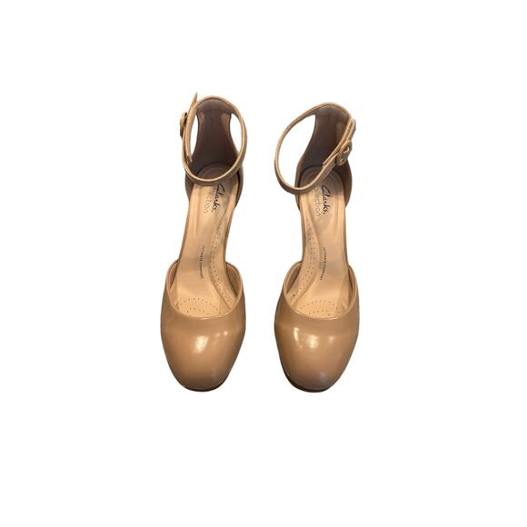 Clarks round toe nude pump women’s size 8.5 - Picture 2 of 15